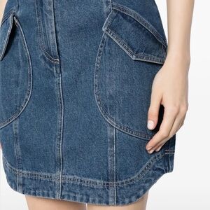 NEVER WORN -Acler denim high waist mini skirt